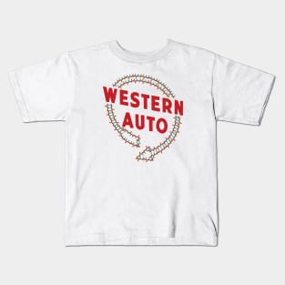 Christmas in Kansas City - Western Auto Sign Kids T-Shirt